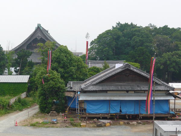 明治天皇行在所　曳き屋