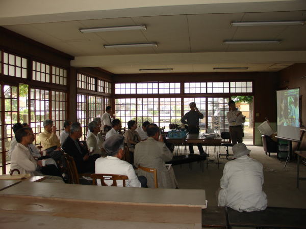 太子町斑鳩寺周辺まちづくり協議会の方々との交流会